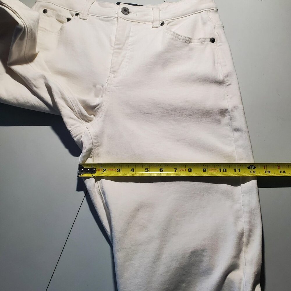 Erdem x Universal Standard Hana White Patchwork Jeans Size‎ 8 - Picture 10 of 16